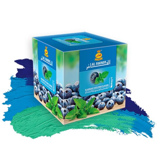 Табак для кальяна Al-Fakher (Аль Факер) - Blueberry with Mint (Черника с мятой)