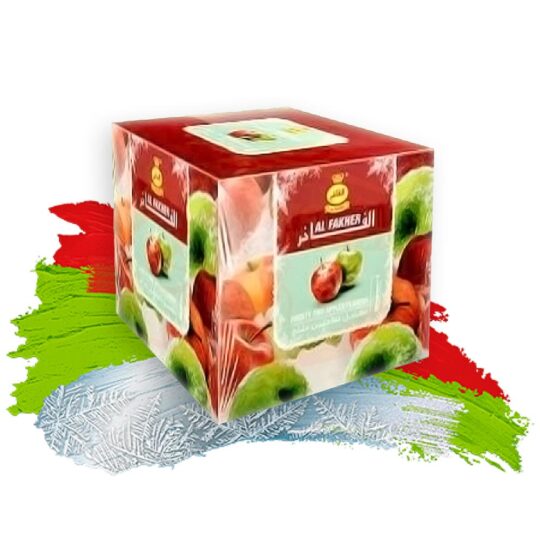 Табак для кальяна Al Fakher (Аль Факер) – Frosty Two Apples (Ледяное Двойное Яблоко)